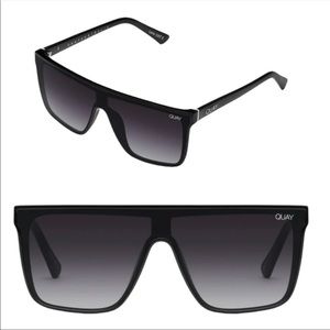 Quay Nightfall Sunglasses Black/Smoke (Not Polarized)
